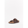 BIRKENSTOCK HABANA ARIZONA REGULAR SOFT FOOTBED OILED LEATHER SANDALS